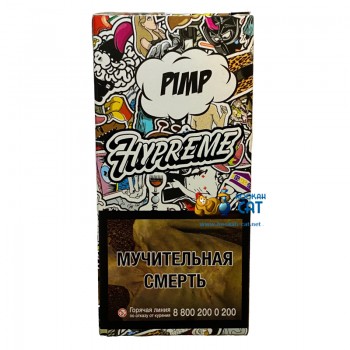 Табак для кальяна Hypreme Pimp Black Line (Хайприм Пимп Безарома Крепкая Линейка) 40г Акцизный